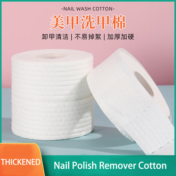 Nail polish cotton
